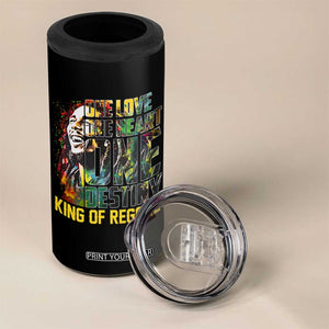 Legend Bob 4 in 1 Can Cooler Tumbler One Love Heart Destiny King Of Reggae TS11 Print Your Wear