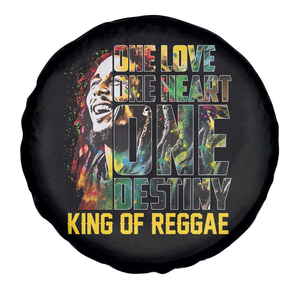 Legend Bob Spare Tire Cover One Love Heart Destiny King Of Reggae TS11 Print Your Wear