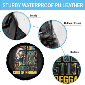 Legend Bob Spare Tire Cover One Love Heart Destiny King Of Reggae TS11 Print Your Wear