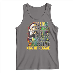 Legend Bob Tank Top One Love Heart Destiny King Of Reggae TS11 Deep Heather Print Your Wear