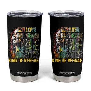 Legend Bob Tumbler Cup One Love Heart Destiny King Of Reggae TS11 Black Print Your Wear