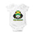 Jamaican Girl Baby Onesie Wah Gwaan Jamaica Flag TS11 White Print Your Wear