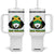 Jamaican Girl Tumbler With Handle Wah Gwaan Jamaica Flag TS11 One Size: 40 oz White Print Your Wear