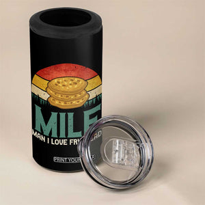 Funny MILF Man I Love Frybread 4 in 1 Can Cooler Tumbler Vintage Retro Sunset Native American Food TS11 Print Your Wear