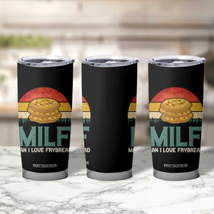 Funny MILF Man I Love Frybread Tumbler Cup Vintage Retro Sunset Native American Food TS11 Print Your Wear