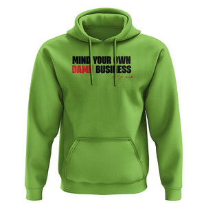 Funny Walz Hoodie Mind Your Own Damn Business TS11 Lime Print Your Wear