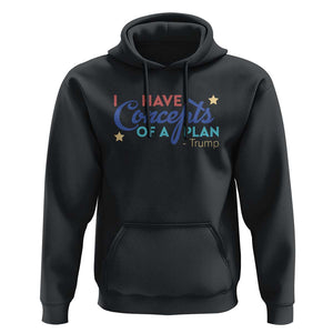 Trump Supporter Hoodie I Have Concepts Of A Plan 2024 Presidential Election 2024 Star TS11 Black Print Your Wear