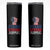 Stand Strong In Honor Of Charlie Kirk Skinny Tumbler Handfist American Flag TS11 Black Print Your Wear