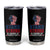 Stand Strong In Honor Of Charlie Kirk Tumbler Cup Handfist American Flag TS11 Black Print Your Wear