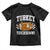 Funny Turkey And Touchdowns Toddler T Shirt Thanksgiving American Football - Print Your Wear