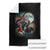 Funny Three Turkey Moon Throw Blanket Weird Cursed Thanksgiving Meme TS11 Black Print Your Wear