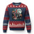 Funny Three Turkey Moon Ugly Christmas Sweater Weird Cursed Thanksgiving Meme - Print Your Wear