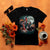 Funny Three Turkey Moon T Shirt Weird Cursed Thanksgiving Meme TS11 Black Print Your Wear