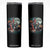 Funny Three Turkey Moon Skinny Tumbler Weird Cursed Thanksgiving Meme TS11 Black Print Your Wear