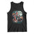 Funny Three Turkey Moon Tank Top Weird Cursed Thanksgiving Meme TS11 Black Print Your Wear