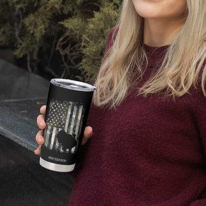 Turkey Hunting Camo US American Flag Thanksgiving Tumbler Cup TS11 Print Your Wear