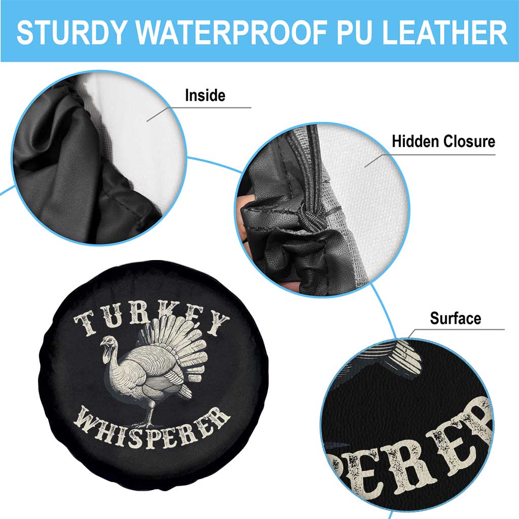 Funny Turkey Whisperer Spare Tire Cover Thanksgiving Turkey Hunting Season TS11 Print Your Wear