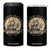 Mayflower Descendant 4 in 1 Can Cooler Tumbler 405 Years Pilgrim Fathers Thanksgiving History TS11 One Size: 16 oz Black Print Your Wear