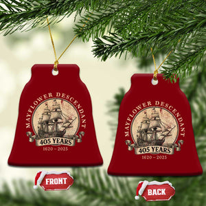 Mayflower Descendant Ceramic Ornament 405 Years Pilgrim Fathers Thanksgiving History TS11 Print Your Wear