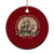 Mayflower Descendant Ceramic Ornament 405 Years Pilgrim Fathers Thanksgiving History TS11 1pc Red Print Your Wear