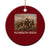 Plymouth Rock Ceramic Ornament Mayflower Pilgrims Thanksgiving History TS11 1pc Red Print Your Wear