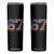 Funny Six Seven 67 Meme Vintage American Flag Skinny Tumbler TS11 Black Print Your Wear