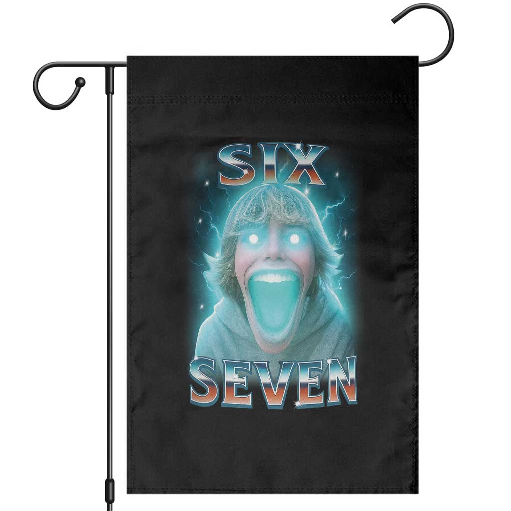 Funny Six Seven The Mason 67 Kid Gen Alpha Meme Garden Flag TS11 Black Print Your Wear