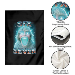 Funny Six Seven The Mason 67 Kid Gen Alpha Meme Garden Flag TS11 Print Your Wear
