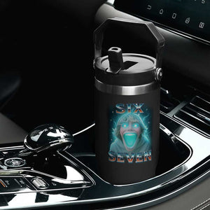 Funny Six Seven The Mason 67 Kid Gen Alpha Meme Flip Straw Tumbler TS11 Print Your Wear