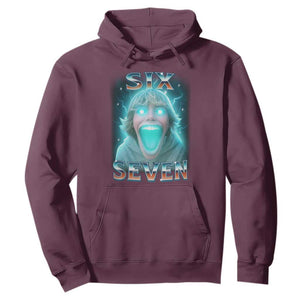 Funny Six Seven The Mason 67 Kid Gen Alpha Meme Hoodie TS11 Maroon Print Your Wear