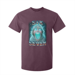 Funny Six Seven The Mason 67 Kid Gen Alpha Meme T Shirt For Kid TS11 Maroon Print Your Wear