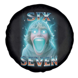 Funny Six Seven The Mason 67 Kid Gen Alpha Meme Spare Tire Cover TS11 Print Your Wear