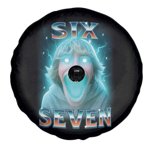Funny Six Seven The Mason 67 Kid Gen Alpha Meme Spare Tire Cover TS11 Print Your Wear
