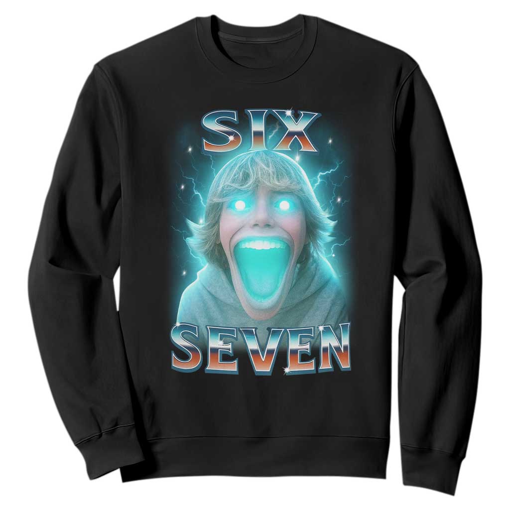 Funny Six Seven The Mason 67 Kid Gen Alpha Meme Sweatshirt TS11 Black Print Your Wear