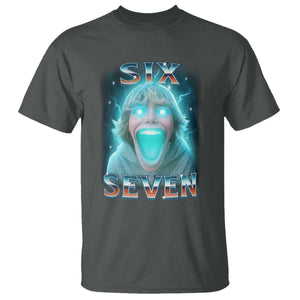 Funny Six Seven The Mason 67 Kid Gen Alpha Meme T Shirt TS11 Dark Heather Print Your Wear