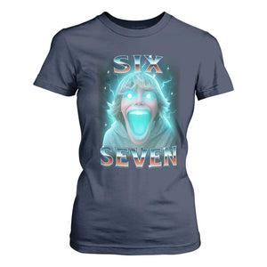Funny Six Seven The Mason 67 Kid Gen Alpha Meme T Shirt For Women TS11 Navy Print Your Wear