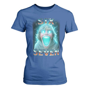 Funny Six Seven The Mason 67 Kid Gen Alpha Meme T Shirt For Women TS11 Royal Blue Print Your Wear