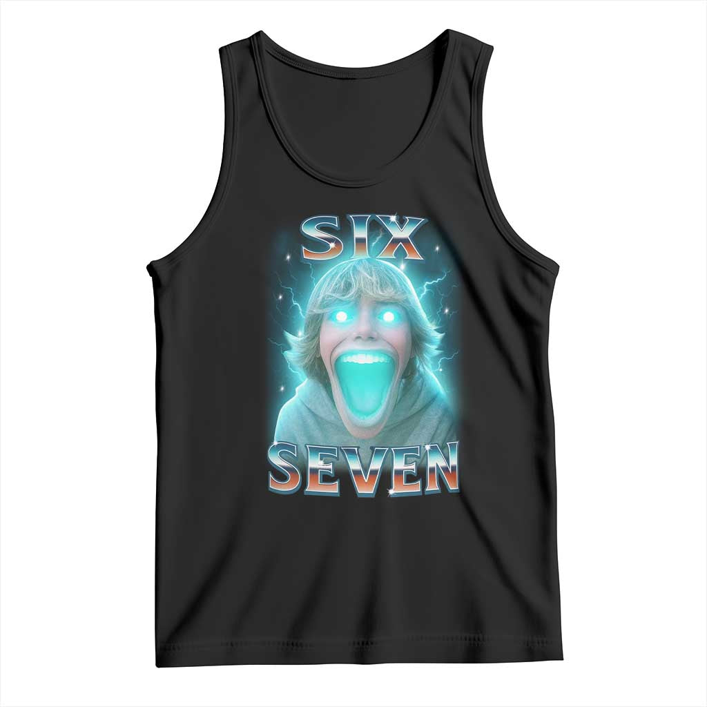Funny Six Seven The Mason 67 Kid Gen Alpha Meme Tank Top TS11 Black Print Your Wear