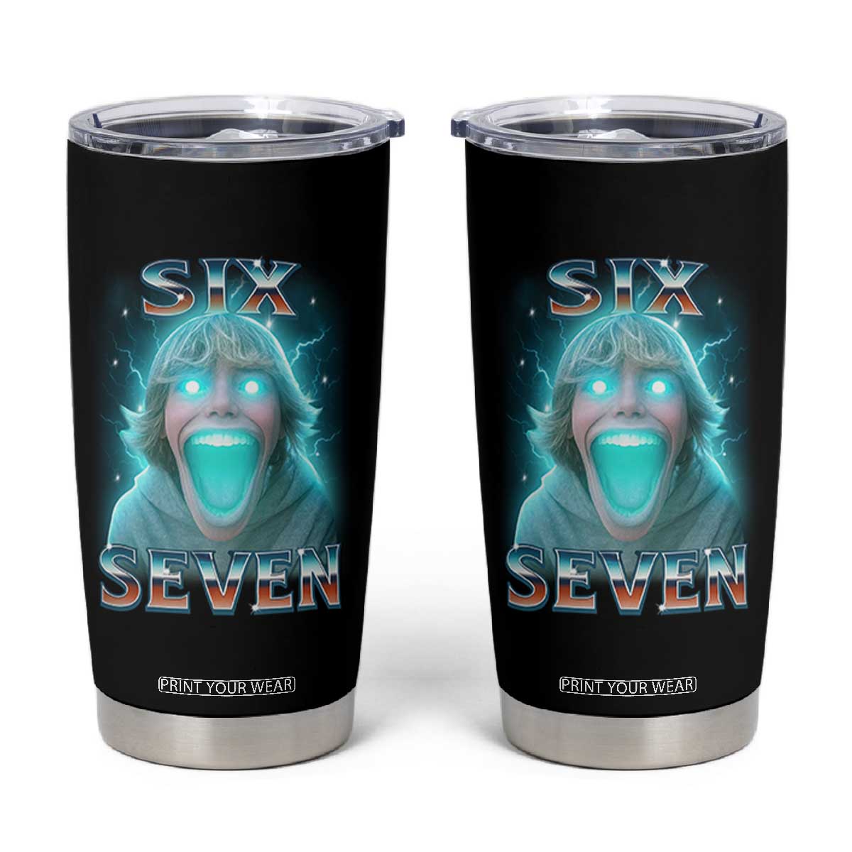 Funny Six Seven The Mason 67 Kid Gen Alpha Meme Tumbler Cup TS11 Black Print Your Wear