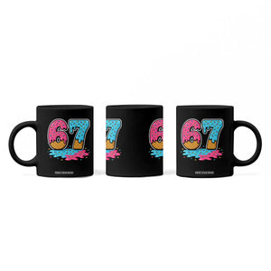 Funny 67 Ice Cream Drip Meme Six Seven Gen Alpha Slang Coffee Mug TS11 Print Your Wear