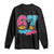 Funny 67 Ice Cream Drip Meme Six Seven Gen Alpha Slang Long Sleeve Shirt TS11 Black Print Your Wear