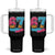 Funny 67 Ice Cream Drip Meme Six Seven Gen Alpha Slang Tumbler With Handle TS11 One Size: 40 oz Black Print Your Wear
