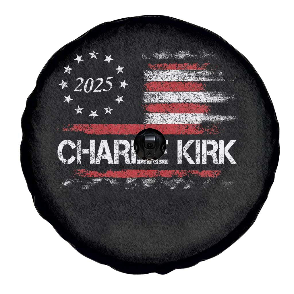 Charlie Kirk 2025 Spare Tire Cover Freedom Vintage American Flag TS11 Print Your Wear