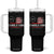 Charlie Kirk 2025 Tumbler With Handle Freedom Vintage American Flag TS11 One Size: 40 oz Black Print Your Wear