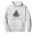 Christmas Hoodie Merry And Bright Retro Xmas Tree Wagon TS11 White Print Your Wear