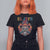 Day Of The Dead T Shirt For Women El Jefe Sugar Skull Mexican Boss Spanish Dia De Los Muertos TS11 Black Print Your Wear