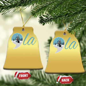 Funny Harris Xmas Christmas Ornament Comma La Kamala Snowglobe Black Cat Xmas TS11 Bell Flake Gold Print Your Wear