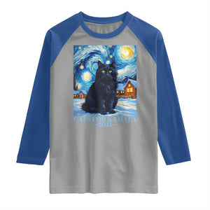 Harris Christmas Raglan Shirt Cats For Kamala 2024 Black Yule Cat TS11 Sport Gray Royal Print Your Wear