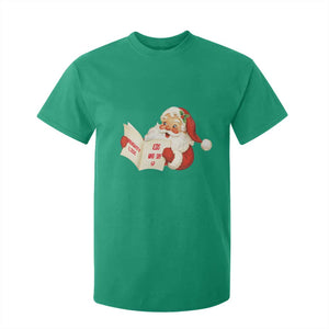 Funny 67 Christmas Santa T Shirt For Kid Naughty List Kids Who Say Six Seven Meme TS11 Irish Green Print Your Wear