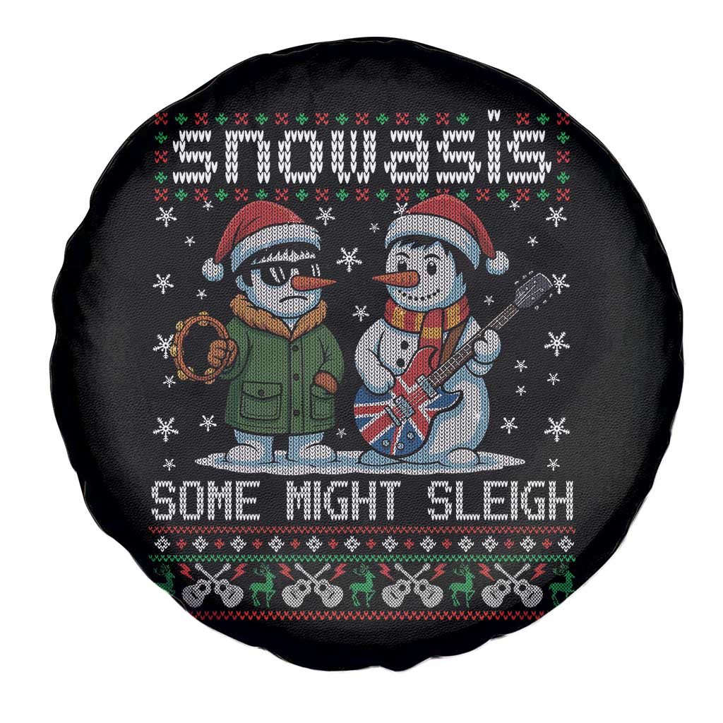 Snowasis Some Might Sleigh Spare Tire Cover Funny Christmas Snowmen Rock Band Parody TS11 Print Your Wear